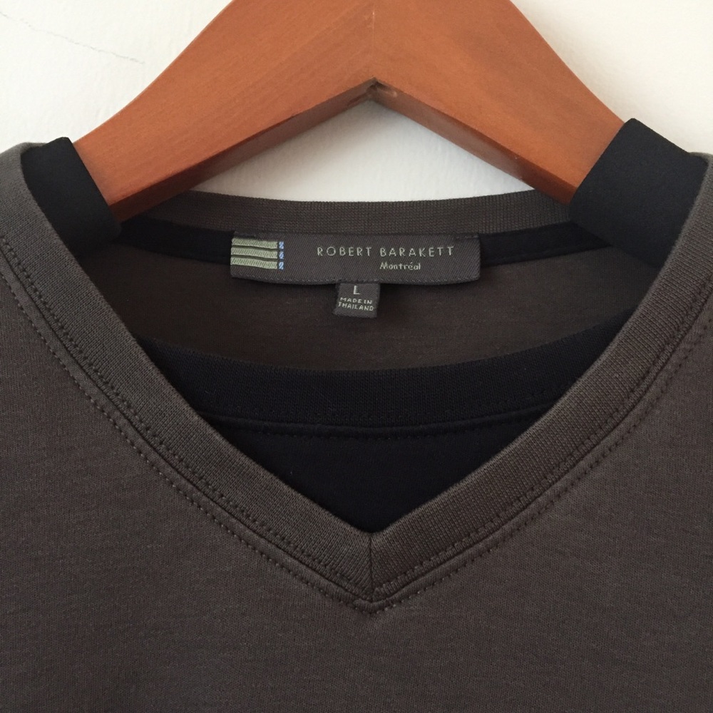 Robert Barakett Montreal Long Sleeve Tee, Sz L